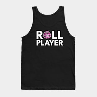 Roll Player (Pink d20) Tank Top